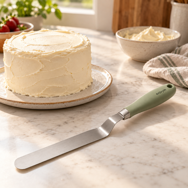 qxjvym Offset Cake Palette Knife