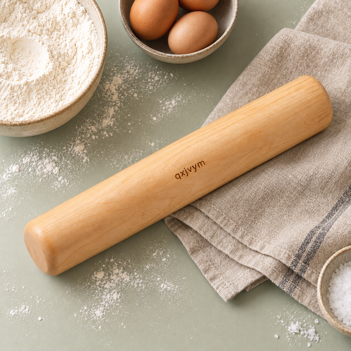 qxjvym Maple Rolling Pin styled