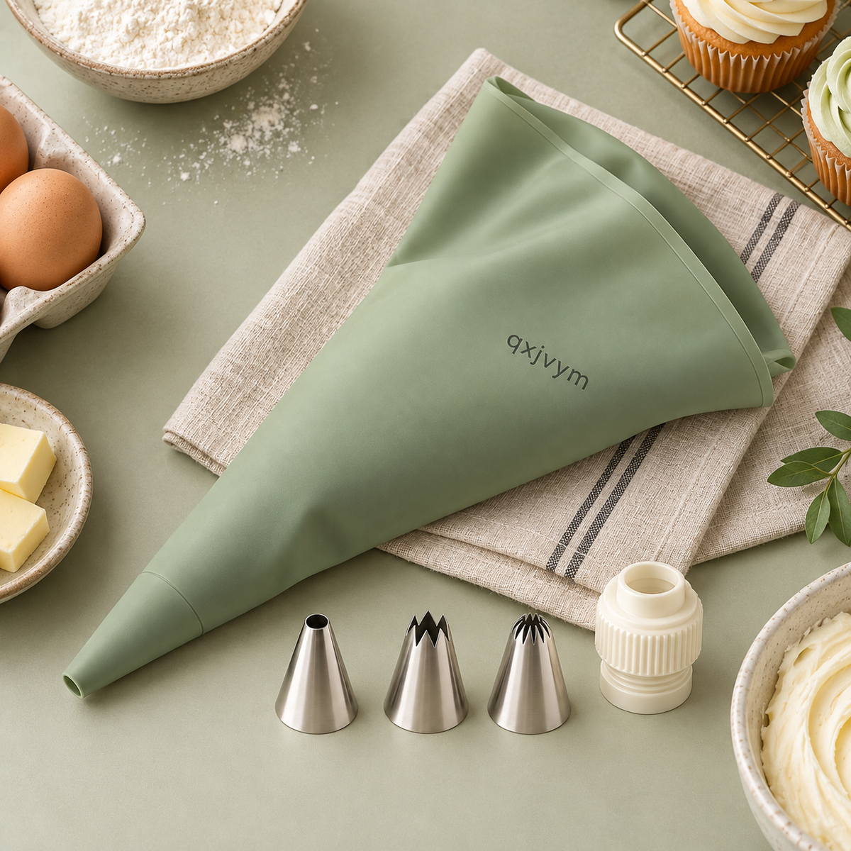qxjvym Reusable Piping Starter Kit styled